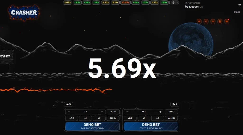 ক্র্যাশারে গেমপ্লে ক্র্যাশারে গেমপ্লে