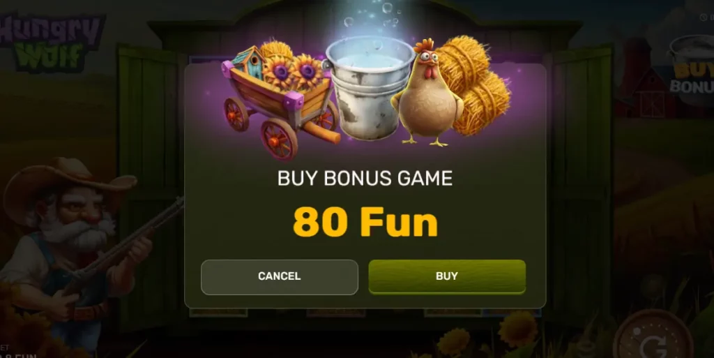 হাংরি উলফ-এ বোনাস কেনা