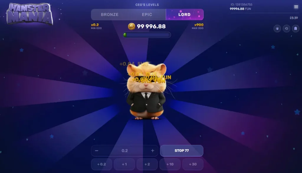 হ্যামস্টার ম্যানিয়া স্লটে গেমপ্লে হ্যামস্টার ম্যানিয়া স্লটে গেমপ্লে