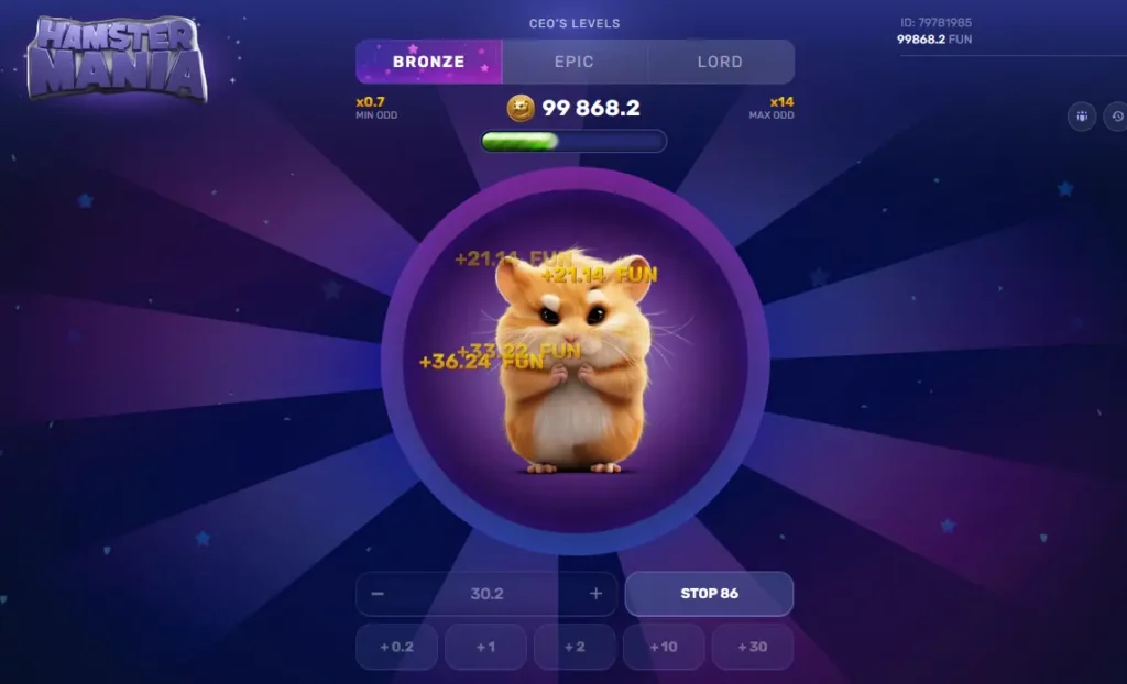 হ্যামস্টার ম্যানিয়ায় বিজয়ী হ্যামস্টার ম্যানিয়ায় বিজয়ী